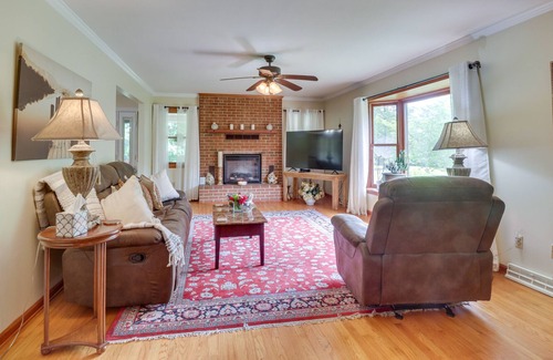 Orange Villa | Virginia Retreat on Lake Orange: Fishing On-Site!