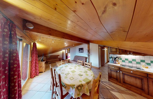 Les Esserts Apartment | Visit the spacious apartment at the foot of the ski and mountain biking slopes