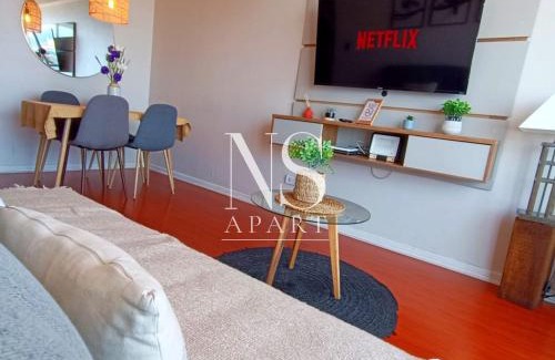 Historical District Apartment | Vista al Mar y Parking - Moderno Departamento central frente al Mall