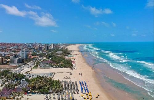 Vicente Pinzon Apartment | Vista mar, piscina, na praia do futuro, com Ar condicionado e Wi-Fi