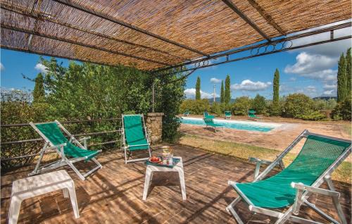 Teverina di Cortona Apartment | Vista Piscina