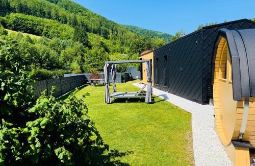 Traisen Resort | Voralpen Lodge - Ferienhaus mit Gym, Sauna & Hot Tub