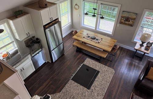 Charter Hills Cottage | Voted #1 new home on Beech, loft, views, hot tub, pets, private, decks & firepit