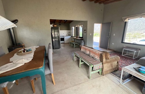Cacheuta House | Wabi Sabi II House with pool and spectacular mountain view