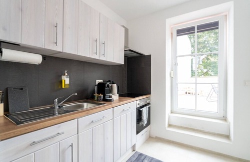 Mautern an der Donau Apartment | Wachau Oasis | 45m² | Stylish with terrace | For 4 people | WLAN & washer-dryer