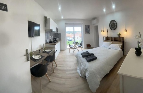 Chasse-sur-Rhone Apartment | WAGNER’studio BALNÉO’terrasse au calme