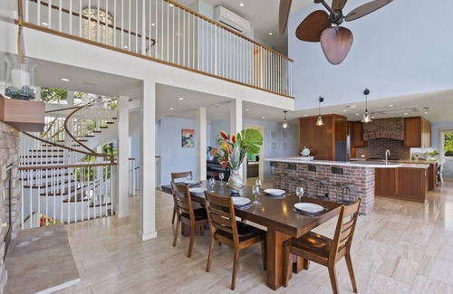 Waialua House | Waialua Beachfront Estate: Ocean Views w/Private Pool/Cabana! Steps to Beach