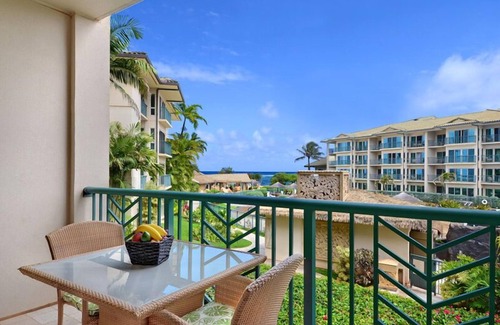 Wailua Condo | Waipouli Beach Resort B202 - Resort Pool, Waterslides, AC, & Steps to Beach Fun!