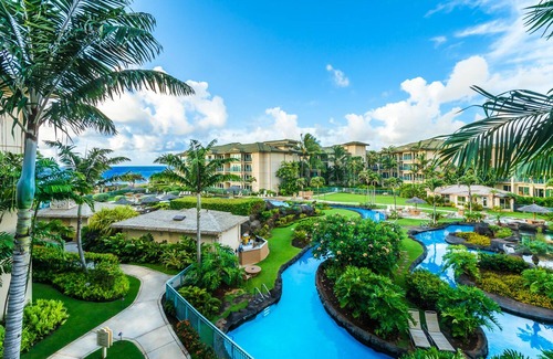 Wailua Condo | Waipouli Beach Resort Exquisite Oceanview Overlooking the Fantasy Pool