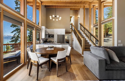 Tahoma House | Wake up with stunning Tahoe views from every bedroom in this newly remodeled home!