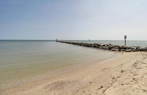 Calvert Beach-Long Beach House | Walk to Beach Charming Maryland Home with Yard!