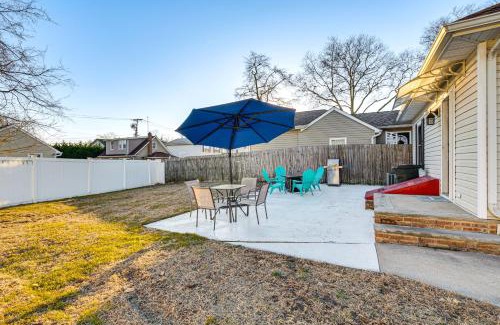 Keansburg House | Walk to Beach Keansburg Home with Patio and Fire Pit!