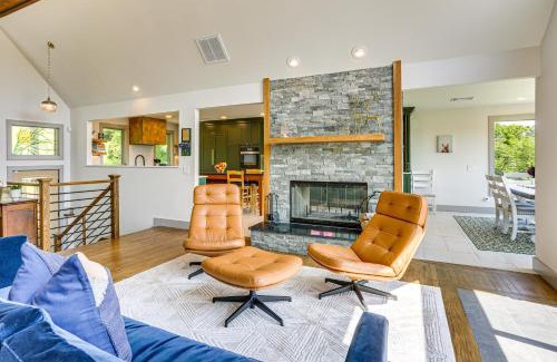 Swan Lake House | Walk to Bethel Woods Family Home with Deck and Views!