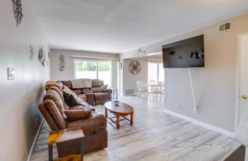 Southend Apartment | Walk to Brigantine Beach Condo with Furnished Patio