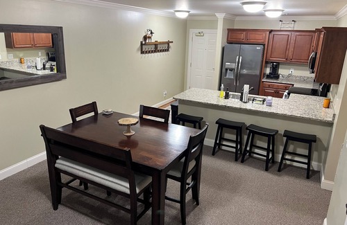 Helen Condo | Walk to everything, directly on the Chattahoochee River, in Alpine Helen, GA