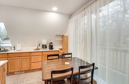 Lakewood Club Cabin | Walk to Fox Lake: Pet-Friendly A-Frame w/Fire Pit