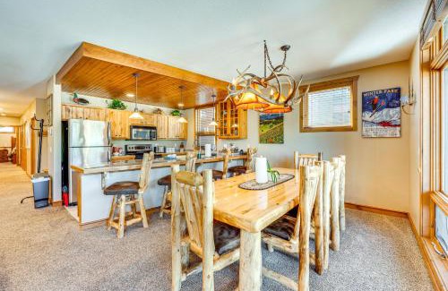 Old Town Apartment | Walk to Gondola Condo with Deck in Winter Park!