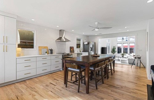 McFerrin Park House | Walk to Restaurants - Outdoor Patio with Grill & Fit Pit, 1 Mile to Stadium & Downtown