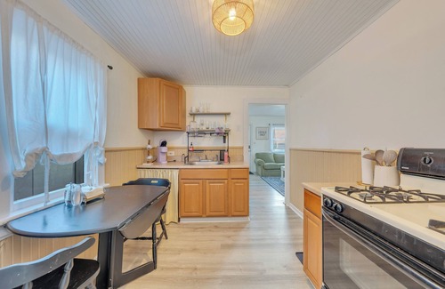 Wildwood Crest Cottage | Walk to the beach or Sunset Lake with a front yard and Pet-Friendly!
