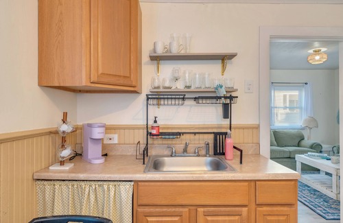 Wildwood Crest Cottage | Walk to the beach or Sunset Lake with a front yard and Pet-Friendly!