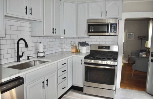Michigan City House | Walk to the beach from this charming 2 bed/1 bath home in historic Michigan City