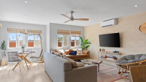 San Clemente House | Walk to Trestles Beach Duplex w Ocean View El Camino Surfhouse by AvantStay