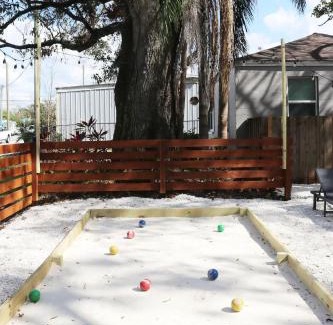 South Seminole Heights House | Walkable, Outdoor Oasis, BBQ, Firepit and Bocce Ball