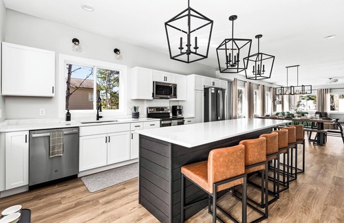 Duluth House | Walking distance to Pike Lake beach, hot tub & game room, pet friendly