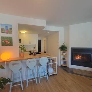 Stoneham Apartment | Warm & cozy loft full of light, Ski-in Ski-out
