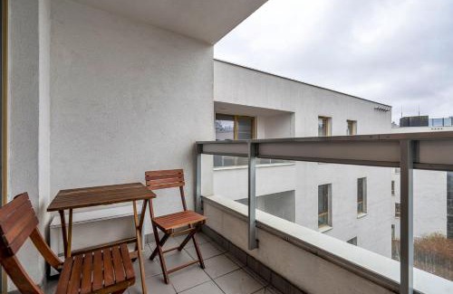Powazki Apartment | Warsaw Wola - Parking, Balcony, Quiet & Green Quarter - by Rentujemy