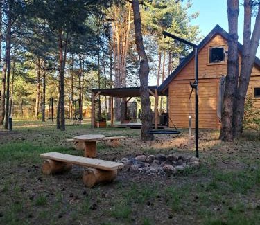Prusicko House | Warta House - Domek z kominkiem nad Wartą