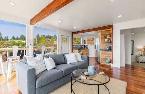 University Place House | Water and Sunset Views one block from Chambers Bay Golf Course