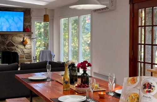 Sainte-Ann-des-Lacs Ski Chalet | Water Front Chalet with Fireplace!!!! in Saint Anne De Lacs Quebec near Montreal