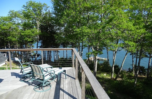 Waldoboro House | Water Front post and beam guest house "Thyme & Tide", on Muscongus Bay.