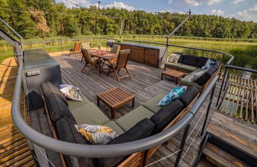 Zbaszyn Boat Rental | Water Hideout - Floating Villas in Wild Nature