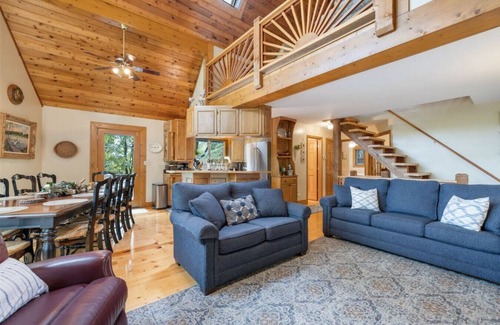 Winchester Cabin | Water's Edge-Water Views, Dock/Slip, Hot Tub, Fire Pit, SUPs