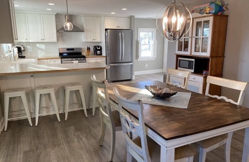 Carteret County House | Water View&Access~ Game Room~Sunrise~Beach~Kayak Fishing~Close to Ferry~Sleeps 6