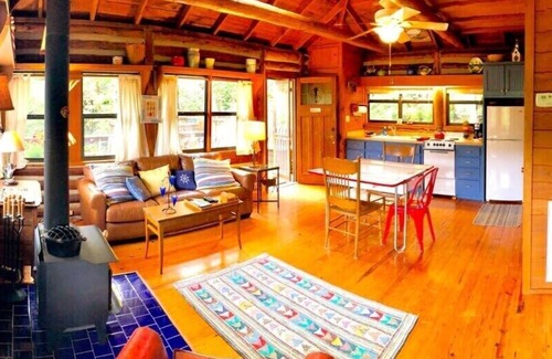 Eureka Springs House | Water View Decks, 1930s Log Cabin, Pet Friendly
