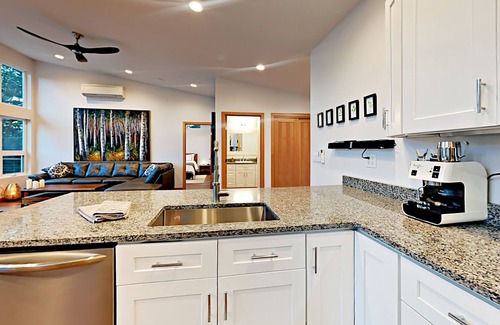 Rosario House | Water Views from this New Northwest Modern Home w/Hot Tub