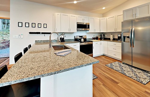 Rosario House | Water Views from this New Northwest Modern Home w/Hot Tub