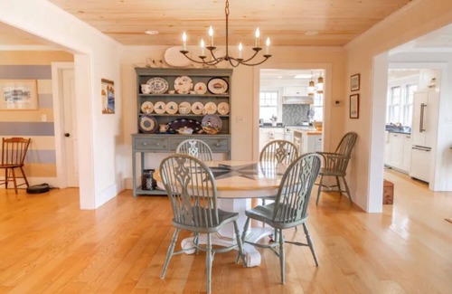 Wauwinet House | Water views highlight this Nantucket rental with private beach access, Wauwinet.