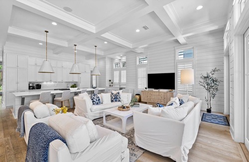 Beach District House | WaterColor Luxury on 30A! 63 Western Lake, Park District, Pool, 7 Bdrms, Slps 16+