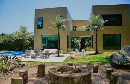 Itanhanga House | Waterfall House 05 Bedrooms #RJ167 Home Vacation rentals, photos and advertising Luxury Brazil