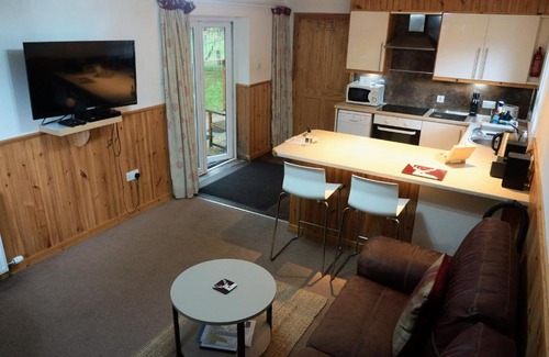 Killin Cabin | Waterfall Lodge - private waterfall and sauna