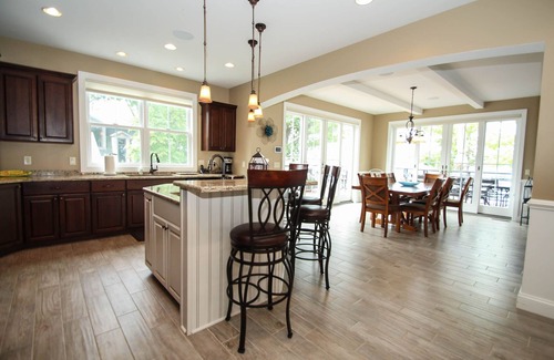 Rushville House | Waterfront, 138 ft Private Beach, Sunset, ADA friendly w elevator & Hot Tub