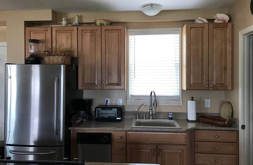 Salter Path House | Waterfront 2-bedroom SF house at the NC coast. Pet friendly w/views of sound.