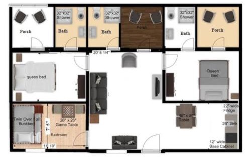 Holderness House | Waterfront 3 bed plus 3 bath on Squam (Suite 1)