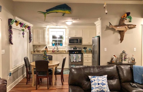 Shoreline Park House | Waterfront Bay St. Louis House in Riverview - With Dock and boat launch