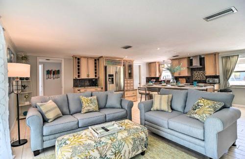 Whitney Beach House | Waterfront Bradenton Home Heated Pool and Fire Pit