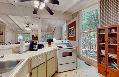 Cashes Valley Cabin | Waterfront cabin in a peaceful location w/private hot tub - dog-friendly